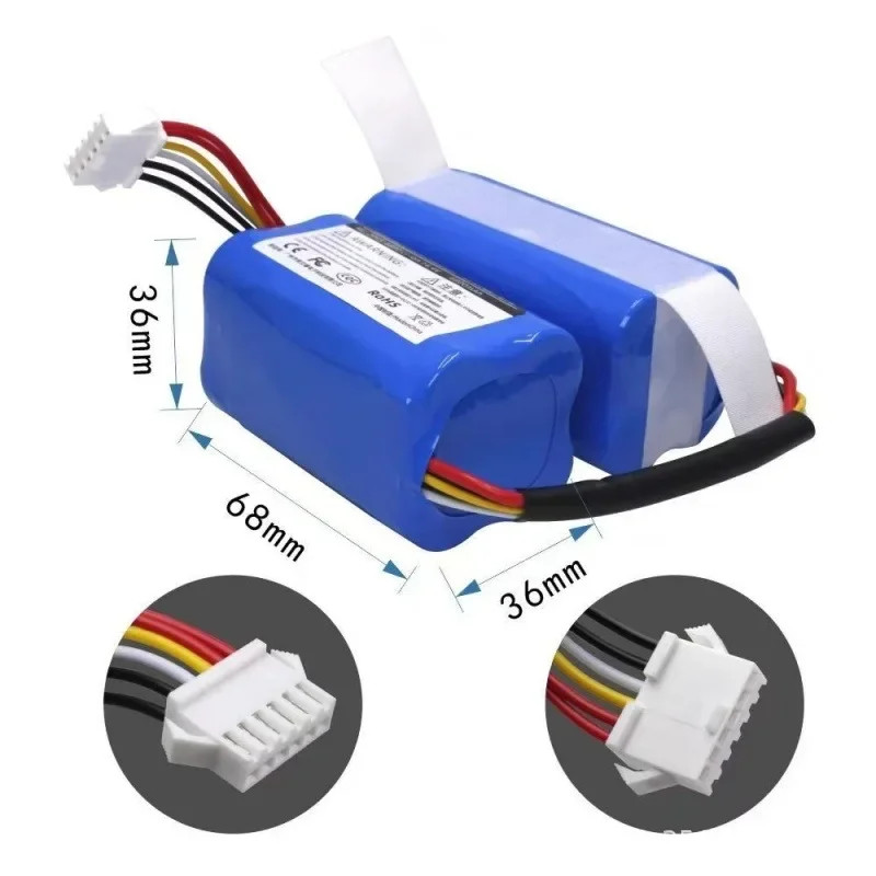 Robot quét Ecovacs N9 N9 + / DVX45 / K10 / K20 14.4V 5200mAh Bateria