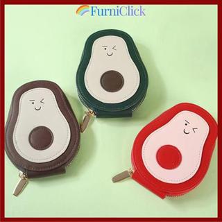[Giao hàng từ Việt Nam] Ví đựng thẻ Mini FURNICLICK, Hộp đựng thẻ 11 túi đựng thẻ hình quả bơ hoạt hình, Da PU chất lượng cao Danh thiếp sức chứa lớn dành cho nam