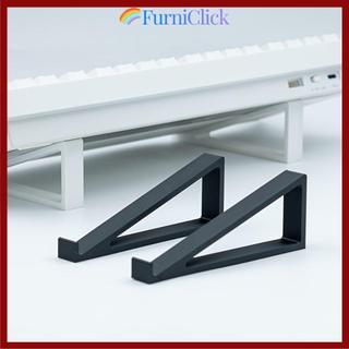 [Giao hàng từ Việt Nam] Giá đỡ nâng bàn phím FURNICLICK 1 cặp, Phụ kiện bằng nhựa Bàn phím máy tính Nâng lên, Giá đỡ màn hình góc bàn phím di động