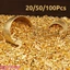 Mới 20 / 50 / 100 Chiếc Bóng Chắc Chắn Yuanbao Cornucopia Trang Trí Kim Loại Để Bàn Thủ Công