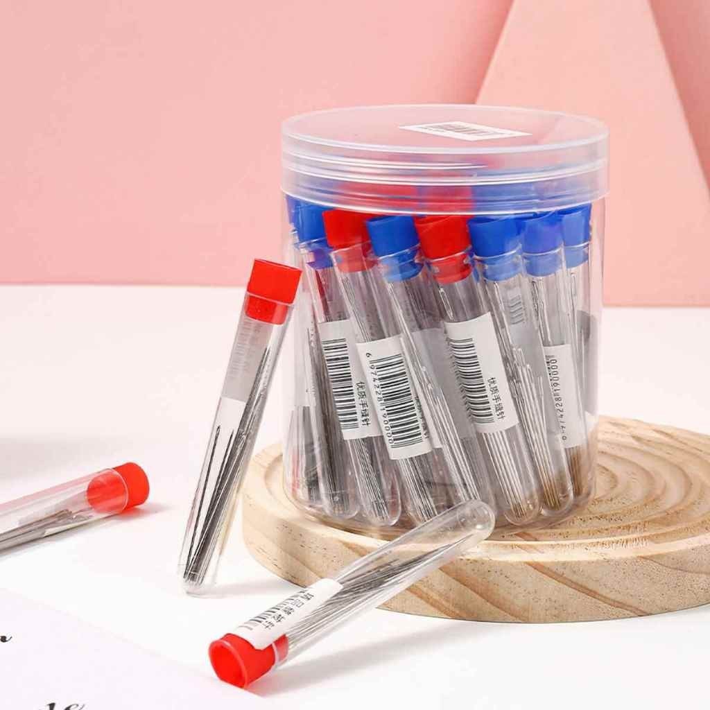 Set 18 thép không gỉ ùn mắt lớn rất Handmade khâu DIY kim sống sửa chữa quần áo thủ công may công cụ