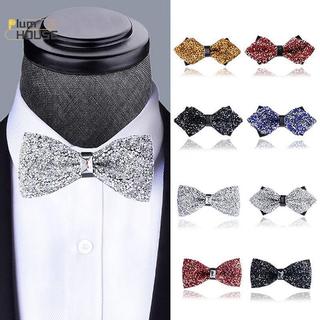 Thắt nơ nam PlumHOUSE với kim cương giả và kim sa lấp lánh - Phù hợp tiệc cưới và prom