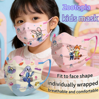 Mặt Nạ Hình Bướm Cho Trẻ Từ 3 Đến 12 Tuổi Nhân Vật Thỏ Cảnh Sát Zootopia, Độ Lọc BFE ≥ 95%