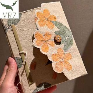 Bfvn Bỏ Túi Hoa Sổ Lưu Niệm Sổ Tay Lokata Thực Vật Handmade Graffiti Vẽ Sách Dongba Giấy Sổ Cái Nút Nhật Ký HOT