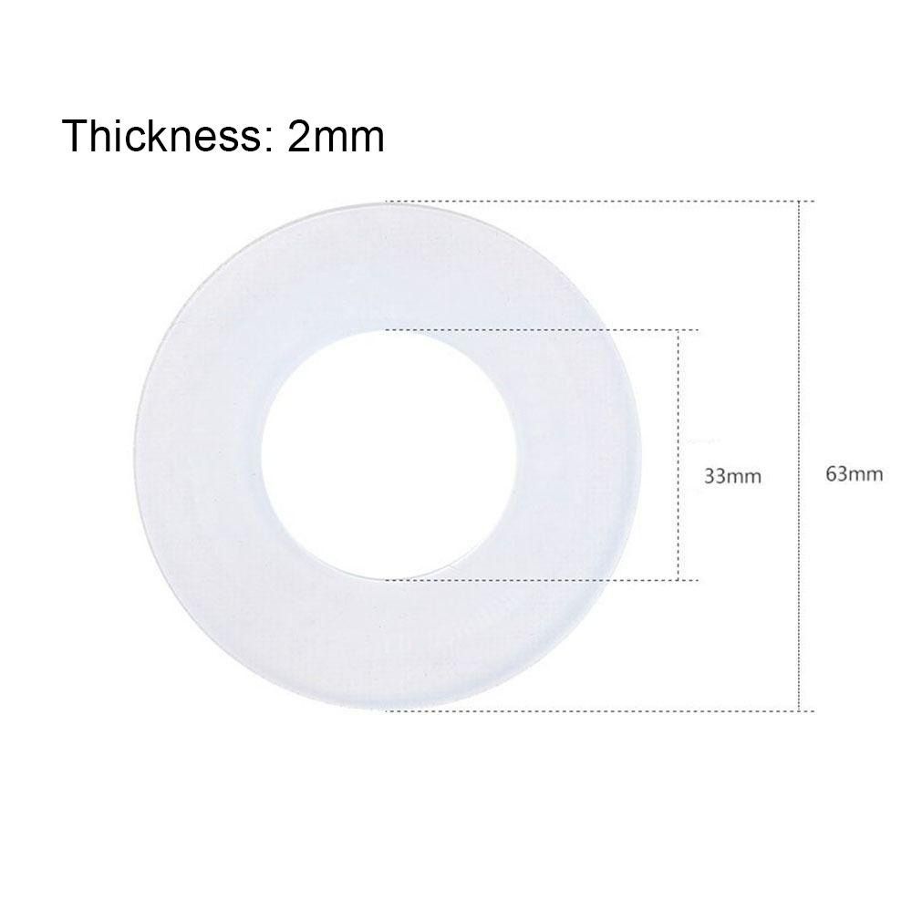 ESSENCEH 1 / 5 Chiếc Vòng Niêm Phong Chống Nước, Màng Cao Su Silicon Chống Thấm Nước Gioăng Van Xả Máy Giặt, Đa Năng 816.41.88.1 Bộ Phận Bồn Cầu Van Xả Cói Cho Geberit