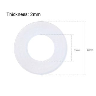 [COD] 1 / 5 Vòng đệm chặn nước, Bộ phận bồn cầu Bộ phận van xả màng cao su Silicon, Vòng đệm van xả đa năng 816,418.00.1 Vòng đệm chống nước cho Geberit