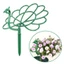 FANIELLAPOWELL Hình Con Công Trellis, Giá Đỡ Nồi Khung Dính Hỗ Trợ Thực Vật, Khung Leo Hoa Ngoài Trời Hoa Sân