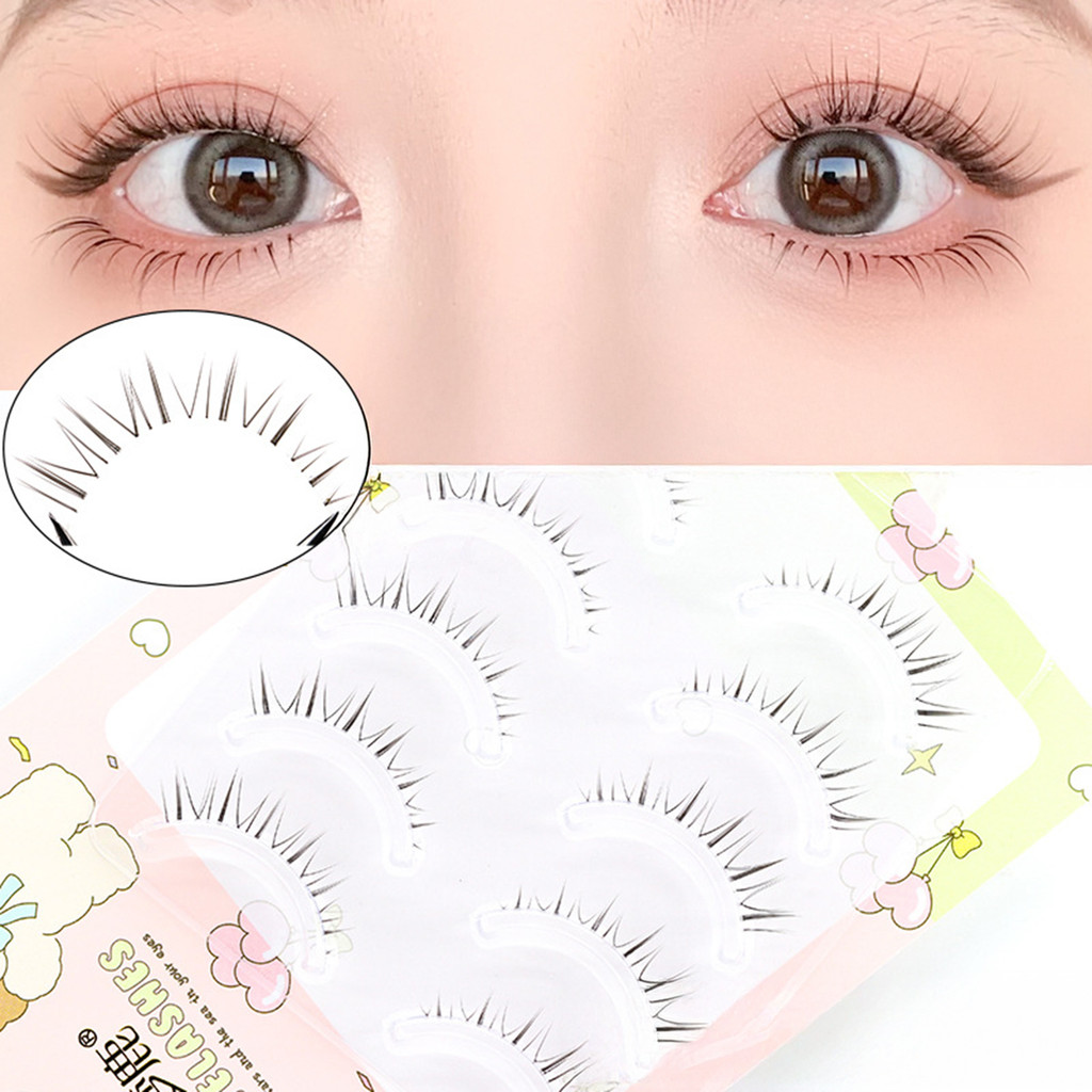 Khối lượng tự nhiên Lông mi giả Thiết kế chéo Lông mi dưới một mảnh để sử dụng tiệc cưới hàng ngày
