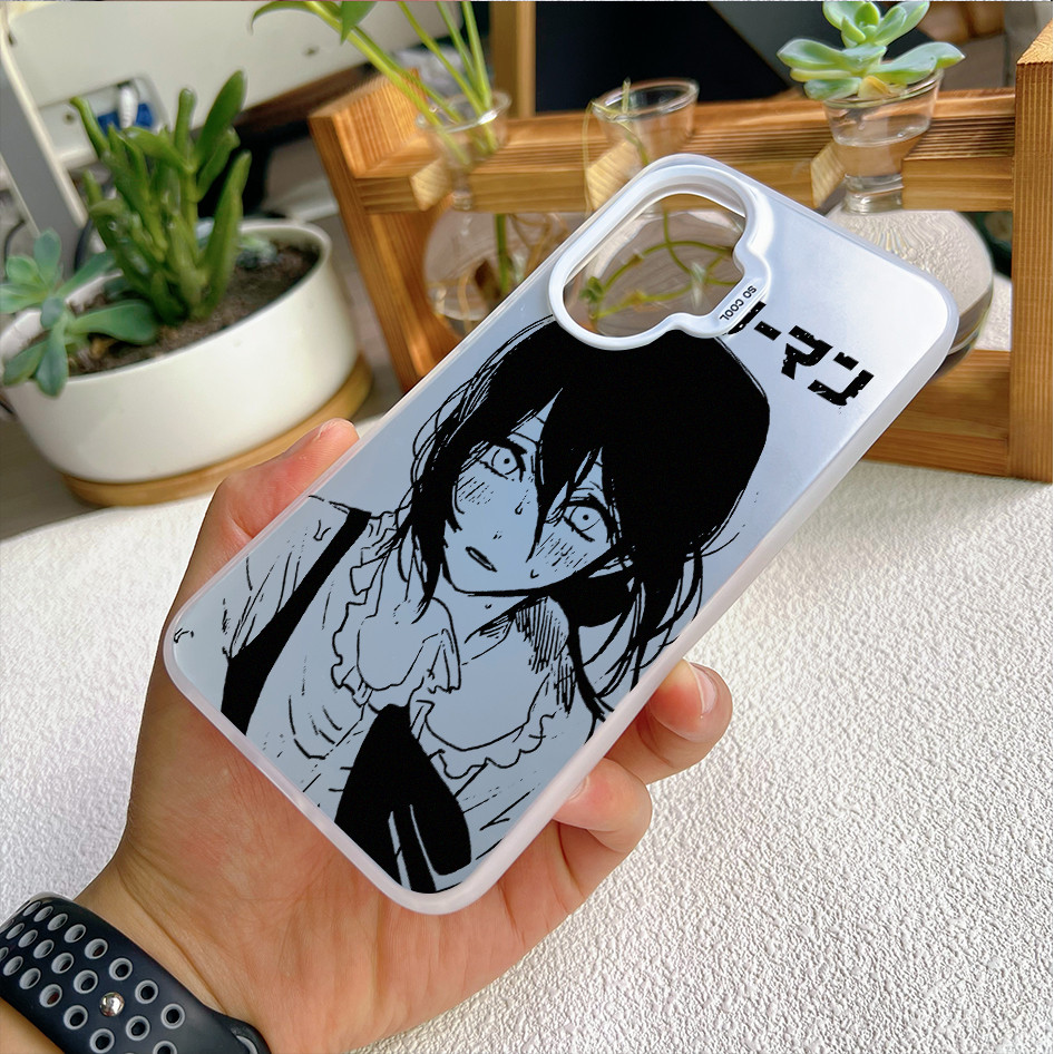 Ốp Điện Thoại Chainsaw Man REZE Micro Matte Cho Redmi Turbo 4 Pro Note 15 Pro / 14 / 13 Mi 17 Pro Max 15T 14T K90 Pro Max Xiaomi 15 14 Ultra Chống Sốc Redmi Cover