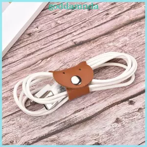 GODD Hình Đáng Yêu PU Dây Winder Tangling Ngăn Ngừa Du Lịch Khóa Cáp Tổ Chức Có Nhiều Màu Tùy Chọn