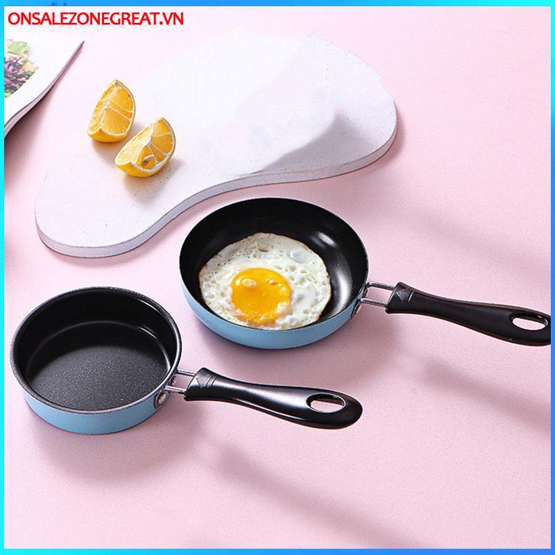 Ons Chảo Chiên Mini Inox Ngăn Ngừa Sti Nồi Cảm Ứng Tròn Bữa Sáng Chiên Nhỏ Chảo Trứng Có Tay Cầm Dài Tiện Ích Nhà Bếp Tại