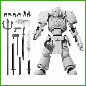 Bộ tượng 3D in hình nhân vật hành động di động, nhiều phối hợp, trang trí phòng cho gia đình bạn bè