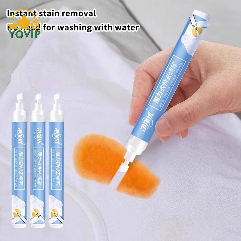 YOVIP Instant Stain Remover Pen & Spot Cleaner Thân thiện với du lịch di động cho quần áo, hoạt động trên vết bẩn thực phẩm & đồ uống Phù hợp với ví và B VN