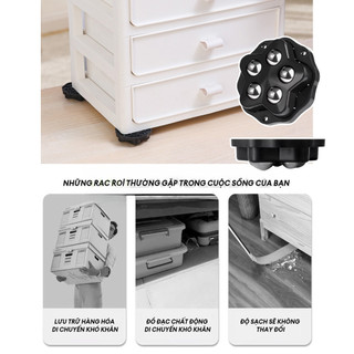 【COD】Bánh xe công nghiệp có bi với khả năng chịu lực vượt trội, là giải pháp lý tưởng cho việc di dời máy móc, pallet.