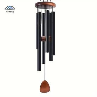 ELBBKG Cổ Điển 26 Inch Nhôm Chuông Gió Với Gỗ Treo Thẻ Trang Trại Sân Vườn Ban Công Hành Lang Trang Trí Mới