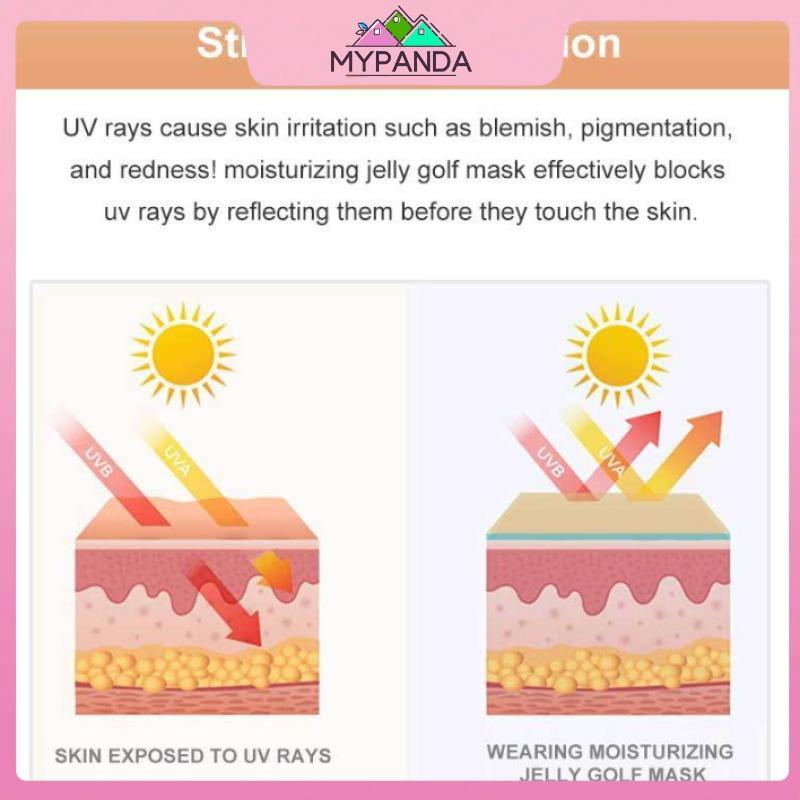 MYPANDA 1 / 5 Cặp Miếng Dán Mặt Golf Chống Mồ Hôi Chống Nắng Chống Mồ Hôi Cho Các Hoạt Động Ngoài Trời Mùa Hè.