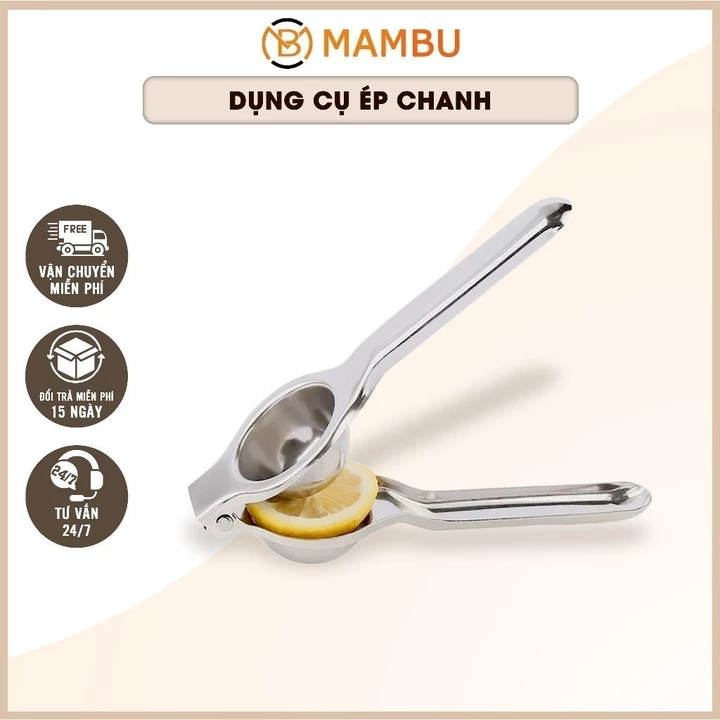[ Sỉ ] Dụng cụ ép chanh inox - Dụng cụ pha trà chanh, đồ gia dụng tiện ích - Thiết bị máy móc pha chế