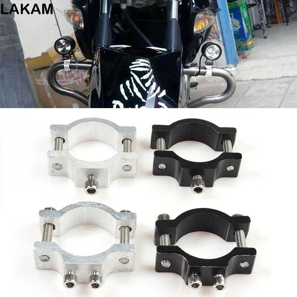 LAKAM 1 Cái Giá Đỡ Đèn Pha Điện Thoại, Khung Tay Lái Xe Đạp Điện Ống Giá Đỡ Đèn Pha Xe Máy, Nhôm Cố Định Chip Phụ Kiện Xe Đạp Kẹp Đa Năng