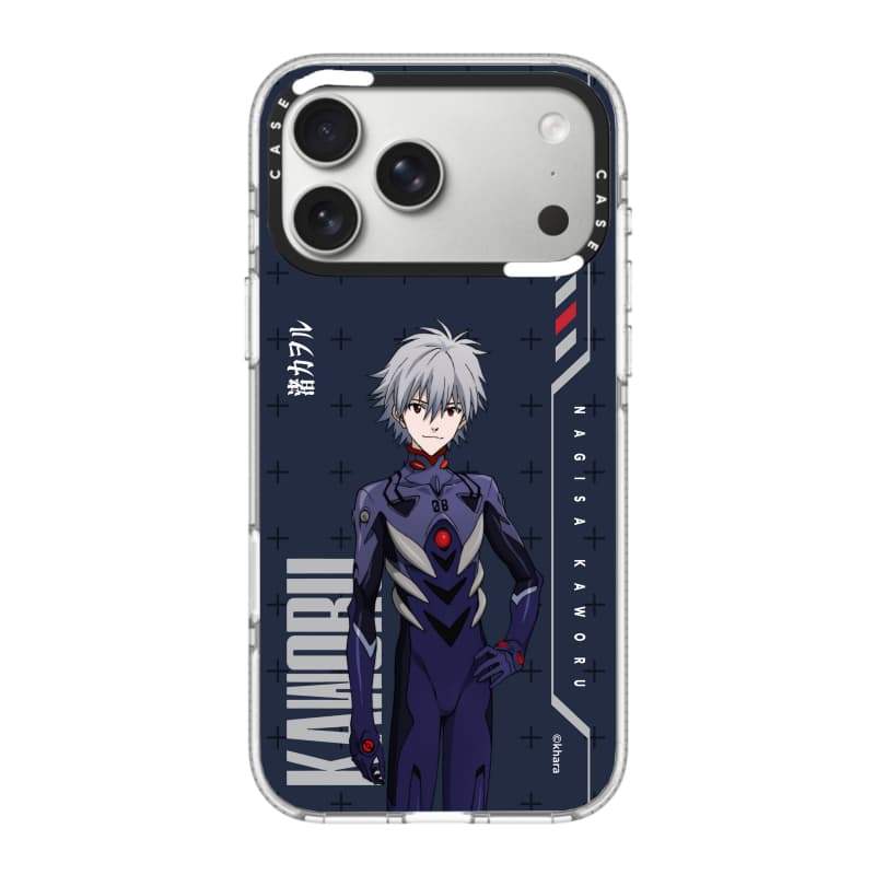 CASECASE X EVANGELION Impact Vỏ hút từ tính trong suốt cho iPhone 17 / 16 / 15 / 14 Pro Max | Mặt sau Acrylic bảo vệ quân sự với bao bì cao cấp