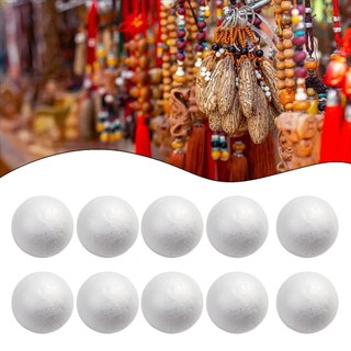 [vn] Tiệc 10 Quả Bóng Xốp Chắc Chắn Cây Tròn Trắng 50-100mm