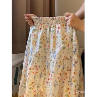 Giảm giá 10%! Bộ đồ hai mảnh phong cách phương Tây cho phụ nữ: Áo vest và váy hoa họa tiết, size lớn, phù hợp mùa hè.