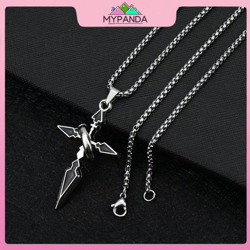 Dây chuyền mặt cổ điển MYPANDA dành cho nam, phù hợp thời trang với áo sơ mi và stylepunk, quà tặng độc đáo.