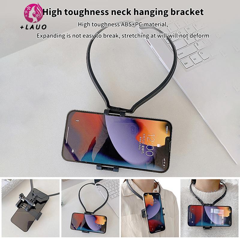 Springevenstar Hands Free Wearable Ne Holder Giá đỡ điện thoại lười Giá treo đa năng cho IPhone 15ProMax Samsung GoPro Do Station Braet Springevenstar