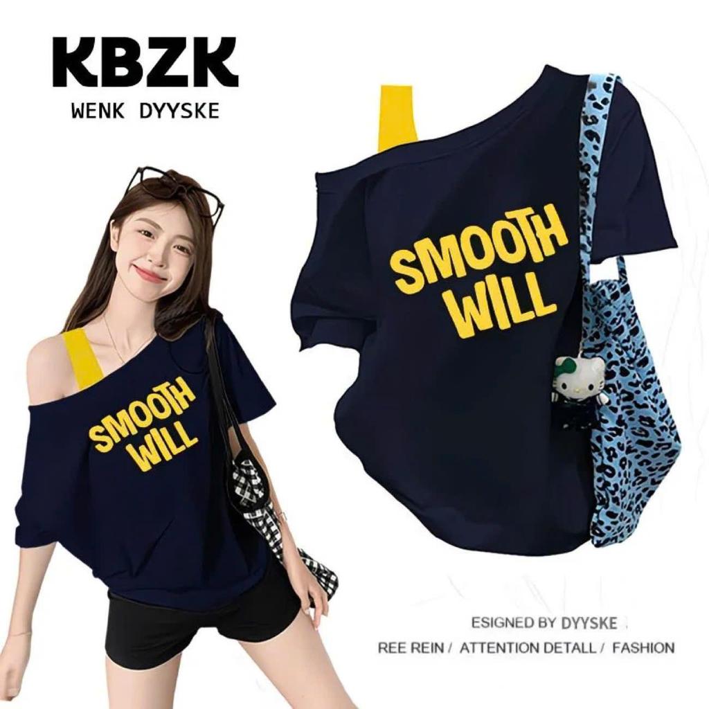 Áo phông thun cộc tay form dài rộng chất liệu cotton phối hình in kiểu dáng năng động XIMIMI SP422