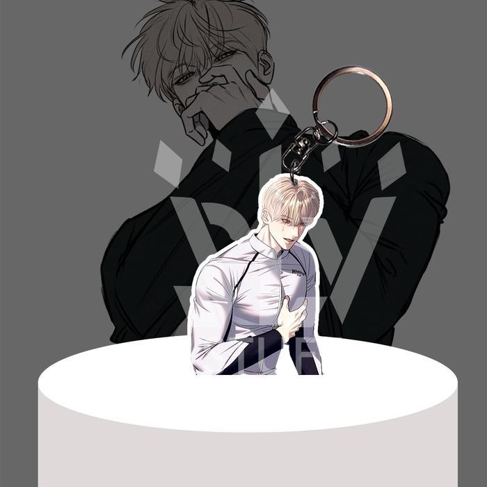 Gantungan Kunci / Gantungan HP Manhwa Undercover at Chaebol High School - Han Jeungwoon  - Ganci Akrilik - Keychain