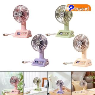 Quạt Để Bàn Nhỏ Sạc Thiết Thực Xoay Nhẹ Di Động Quạt Bàn Mini Cho Nhà Bếp Ký Túc Xá Ngoài Trời Trong Nhà Phòng Ngủ