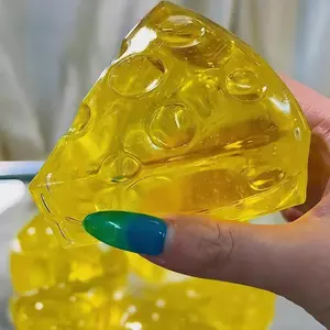Squishy Mật Ong Phô Mai Vuông Fidgets Đồ Chơi Siêu Mềm Mochi Phô Mai Bóp Đồ Chơi Chống Căng Thẳng Cảm Giác Đồ Chơi saixit2vn