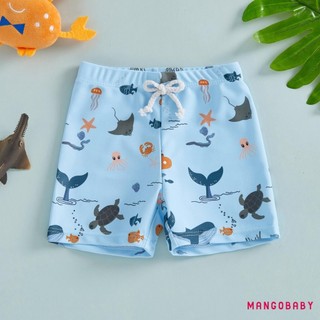 MG-Toddler Bé Trai Mùa Hè Quần Bơi Cua Bạch Tuộc In Nhanh Khô Bơi Ban Quần Short Đi Biển