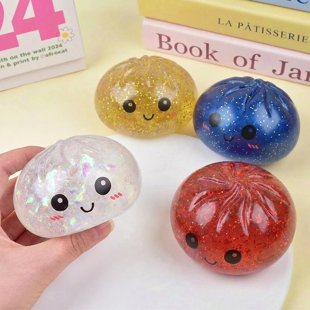 Dễ Thương Bánh Bao Squishes Fidgets Đồ Chơi Mềm Squishies Họa Tiết Độc Đáo Cho Nam Nữ