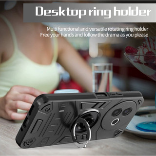 Dành Cho Vivo Y39 5G Ốp điện thoại Cứng Có Giá Đỡ Nhẫn Mềm TPU Cạnh Chống Sốc Mỏng