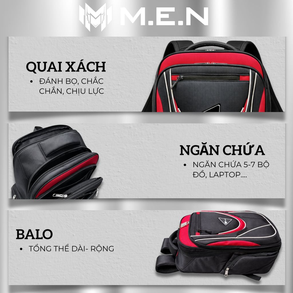 Ba lô thiếu niên FREQUENT M.E.N đa năng [MỚI]