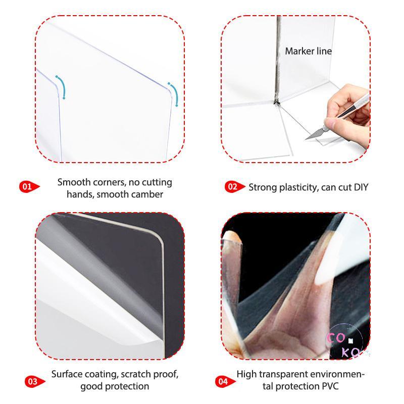 [lipbalm] Under Couch Bloer Rõ Ràng Chống Thấm Nước PVC Đồ Chơi Áo Đáy Giường Cho Khoảng Cách Ốp Lưng Bảo Vệ Nội Thất Thú Cưng Bảng Vách Ngăn Đẹp