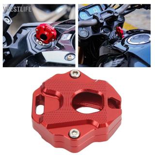 VBESTLIFE Vỏ chìa khóa xe máy Tbest CNC Kim loại nguyên khối kiểu dáng thời trang Thay thế phù hợp cho CB650R CBR650R 2020+ Vỏ bảo vệ bền (Đen)