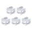 OXXGGKAO Trong Suốt Đá Giả 5 Viên Đá Acrylic Lý Tưởng Cho Đồ Uống Trình Bày Và Chụp Ảnh Thương Mại