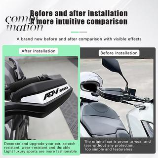(TFT) Sửa đổi Stier phản quang, Tay cầm Cảnh báo chống gió Wtier cho xe máy ADV350 Phụ kiện Decal Vinyl chống nước phản quang MỚI