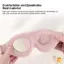 Mặt nạ mắt ngủ 3D Bịt mắt cho Unisex Mềm mại Giảm mệt mỏi Bao che mắt Ngủ tự nhiên Miếng dán mắt mù Công cụ chăm sóc da mới