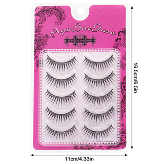 Lông mi Wispy Strip có thể tái sử dụng - Phong cách hình dạng để mặc cả ngày
