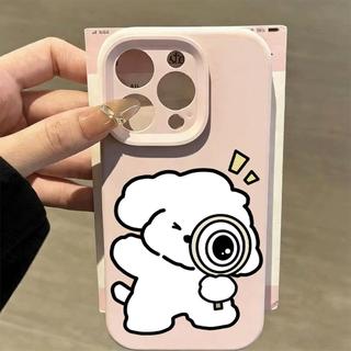 Chú chó conPhù hợp với16vỏ điện thoại iPhone17Air,vỏ silicon cho các model14/13/11 Pro