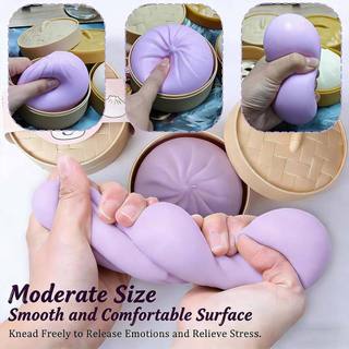 Dumpling Squishy, Colorful Dumpling Toy Stress Relief Sensory Fidget Assorted