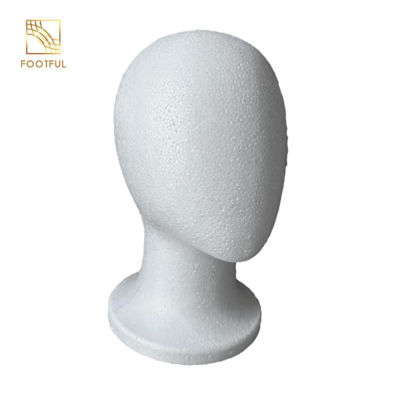 Foam Mannequin Head Wig Display Stand, Đầu mô hình đầu Manikin đa năng chuyên nghiệp cho trang sức Mũ nón Hairpieces Hat