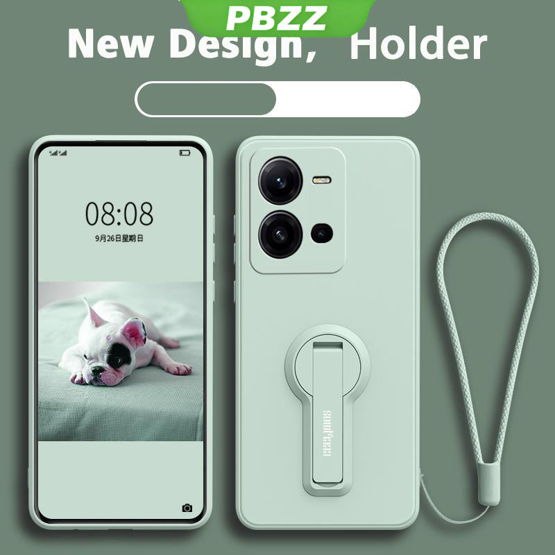 ốp lưng Ốp điện thoại Vivo V25 Vivo v25e Vivo V25 Pro 5g Ốp mềm Ốp chống sốc mịn bảo vệ silicon lỏng thiết kế mới 360 ° với giá đỡ ytxzzj01 đẹp viền vuông cute