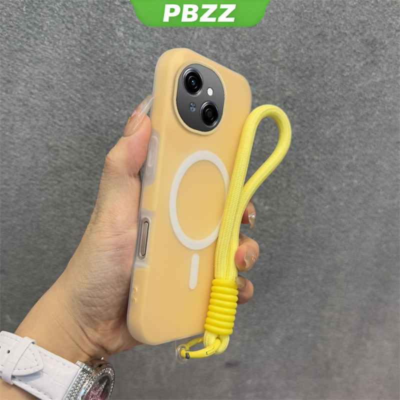 Ốp 2 Trong 1 Cho tecno Spark Go 1 GO 2025 POP 9 5G Spark Go 1S Vỏ Điện Thoại Chống Sốc Thiết Kế Mới Thẩm Mỹ Vỏ Thạch Màu Kép Có Dây Buộc Từ Tính Không Dây GDBSWX01