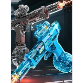 [MẪU MỚI 2026] Súng nước CÓ ĐÈN, súng nước tự động Glock trong suốt, đồ chơi cho bé ngoài trời quà tặng cho bé