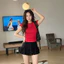 Áo Thun Nữ Tay Ngắn Kiểu Phồng Nhún Eo Phong Cách Dễ Thương A5149122