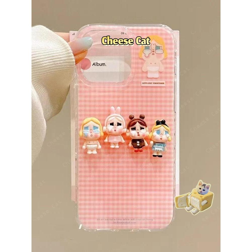 Ốp Crying Baby điện thoại di động tương thích với iPhone 13 14 11 12 15 16 17 Pro Max 6 7 8 Plus XR Xs Max