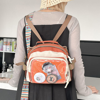 Anime Nhật Bản đen trắng tương phản lớn trong suốt bằng nylon dành cho nữ